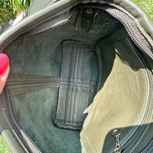 Vintage Coach Small SoHo bag in loden - Picture 7 of 9